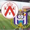 Anderlecht wint met tien man in Kortrijk