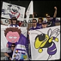 Supportersclubs rond tafel met Defour