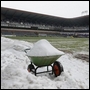 Beloftenwedstrijd uitgesteld door winterweer