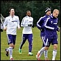 Foto's: Defour traint voor het eerst mee