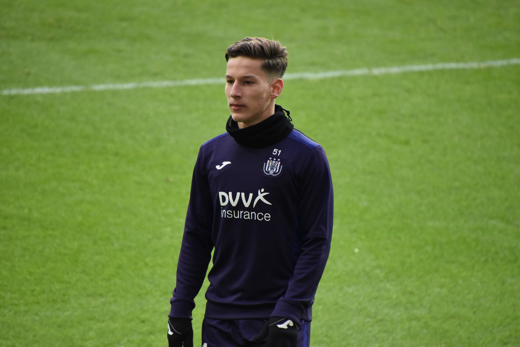 Yari Verschaeren of Anderlecht pictured during a football game