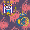 Anderlecht saca el palillo corto en el derbi físico
