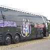Spelersbus RSC Anderlecht geblokkeerd