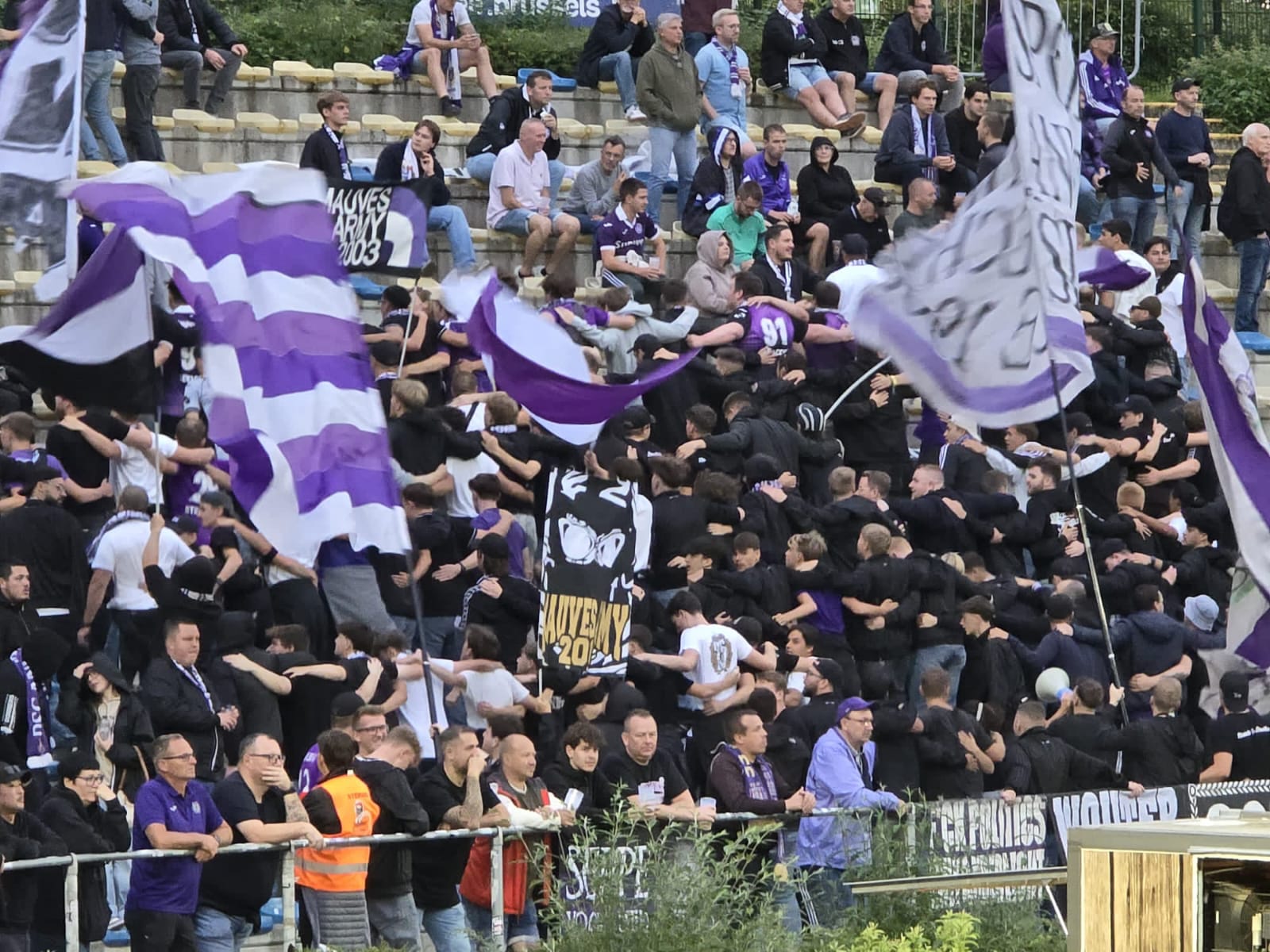 Close-up van de algemene sfeer op Union